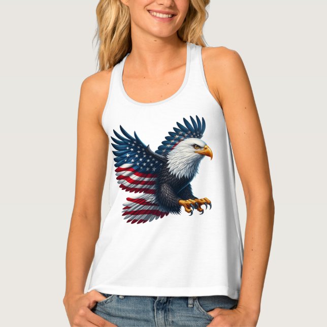 Women's Tank Top-Patriotic  Top (Front)