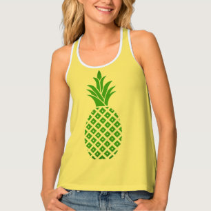 Womens Tank Top-Pineapple