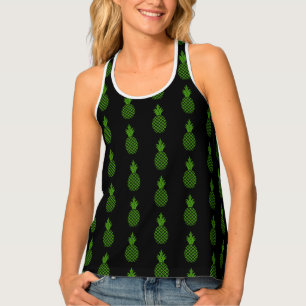 Womens Tank Top-Pineapples