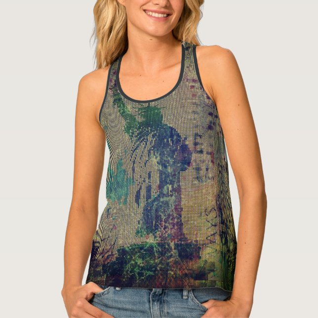Women's Tank Top the statue of liberty (Front)