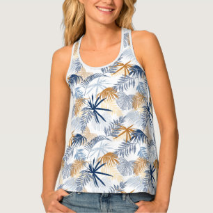 Women's Tank Top Tropical Print