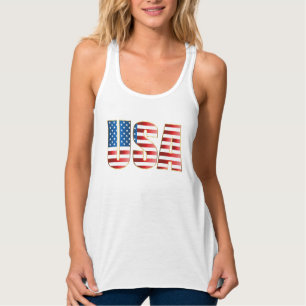 Women's Tank Top-USA Top
