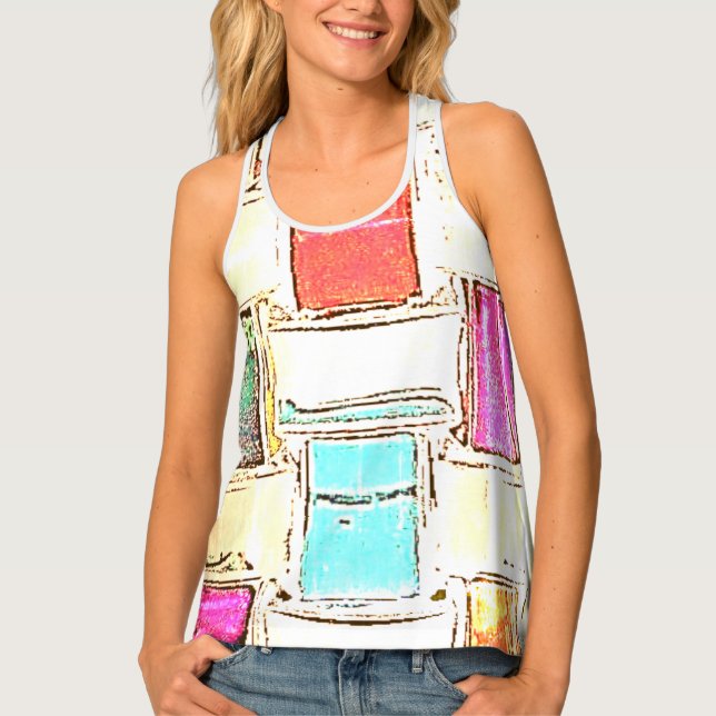 WOMENS TANK TOP VEST DESIGN STYLE  (Front)