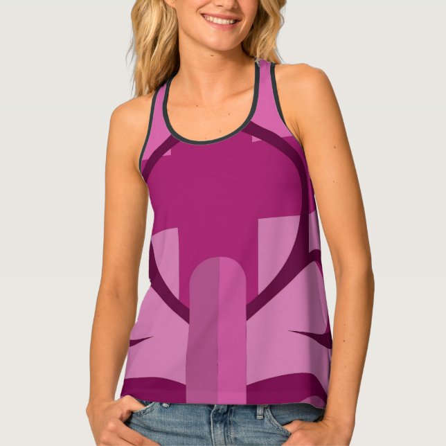 WOMEN'S TANK TOP WITH ART (Front)