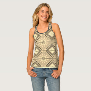 Women's Tank Top with lovely purple art