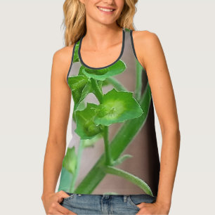 Women's Tank Top with nature flora
