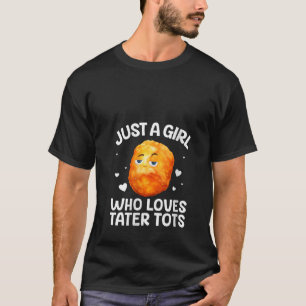 Womens Tater Tot Design for Women Girls Kids Potat T-Shirt