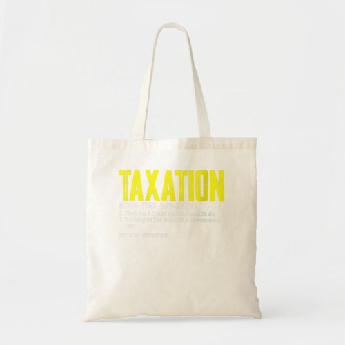 Womens Taxation Is Theft Definition Libertarian Fu Tote Bag