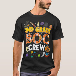 Womens Teacher Halloween  Women Men Kids 2nd Grade T-Shirt