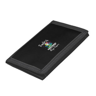 Womens Teachers Are Like Unicorns They Make Magic Trifold Wallet