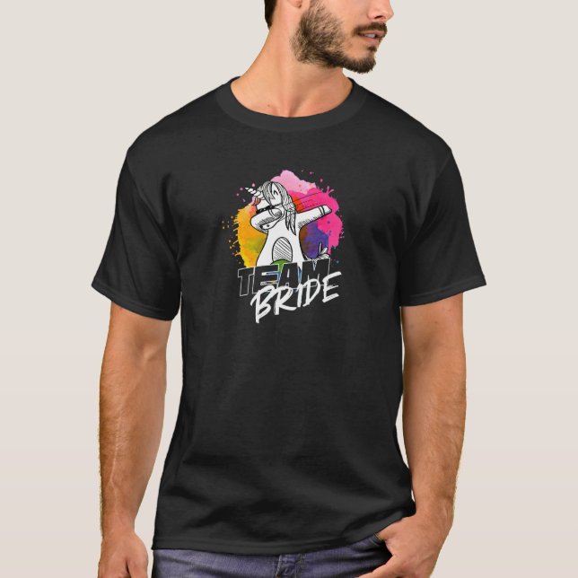 Womens Team Bride  Women Bachelorette Hen Night Pa T-Shirt (Front)
