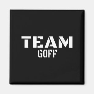 Women's team goff unique matching family magnet