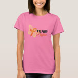 Women&#39;s Team Payton Light Butterfly T-shirt at Zazzle