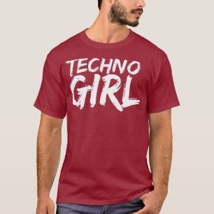 Womens Techno Girl Tee Festival EDM DJ Premium