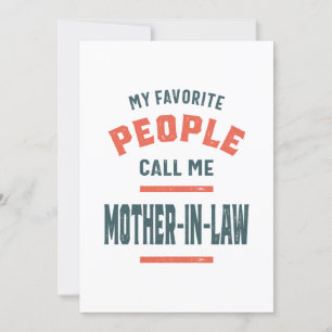 Womens Tee Mother-In-Law Mother's Day Gift Invitation