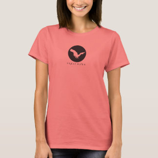 Women's Tee with colored sleeves
