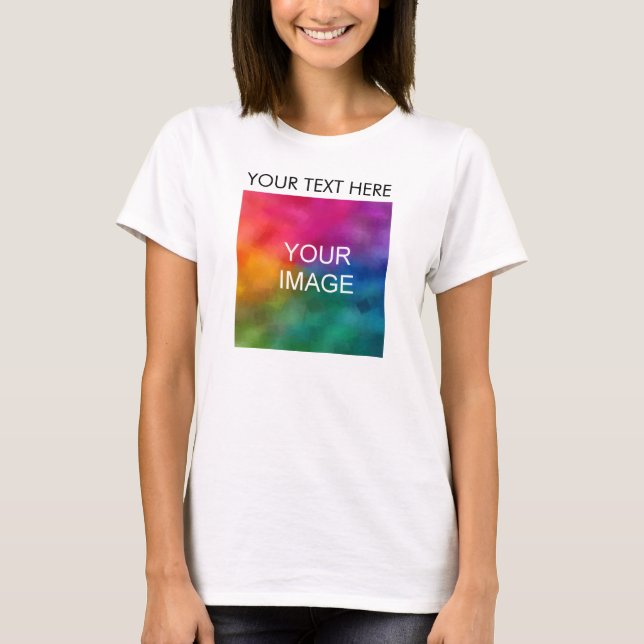 Womens Tees Custom Elegant Modern Trendy Template (Front)