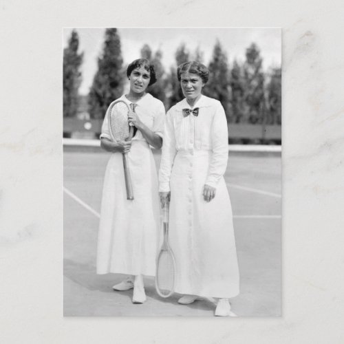 Womens Tennis Champions 1913 Postcard