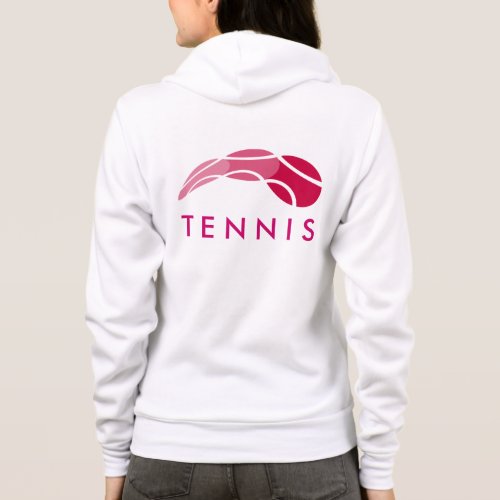 Womens tennis clothing  Sports hoodie with logo