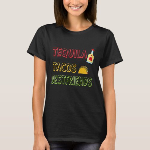  Womens Tequila Tacos  Best Friends ShirtFunny T T_Shirt