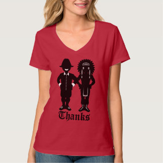 Women's Thanksgiving T-shirt Festive Holiday Shirt