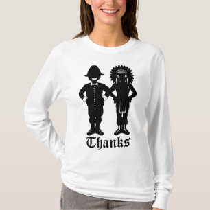 Women's Thanksgiving T-shirt Festive Holiday Shirt