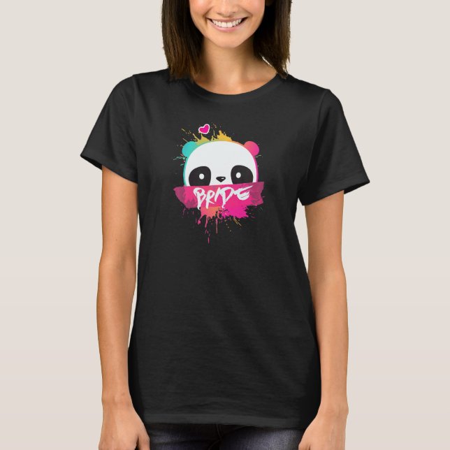 Womens The Bride  Women Bachelorette Hen Night Par T-Shirt (Front)