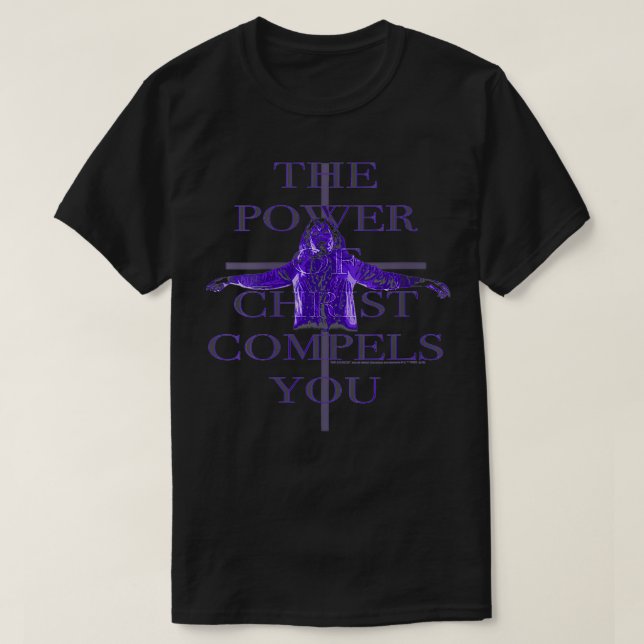 Womens The Eorcist The Power Of Christ Compels You T-Shirt (Design Front)