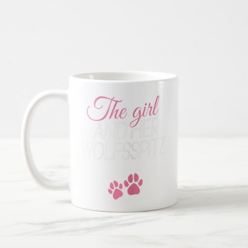 Womens The Girl And Her Wolfsspitz Wolf Spitz Dog  Coffee Mug