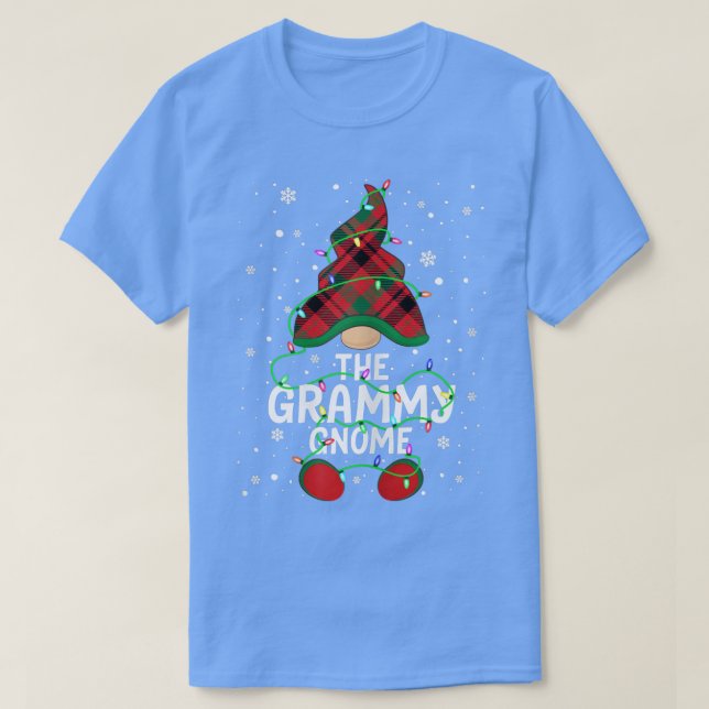 Womens The Grammy Gnome Family Matching Group Chri T-Shirt (Design Front)
