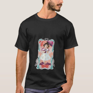 Womens The Haunted Mansion Cute Sally Slater Tight T-Shirt