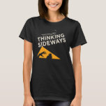 Womens Thinking Sideways Podcast Logo 2016 T-shirt at Zazzle
