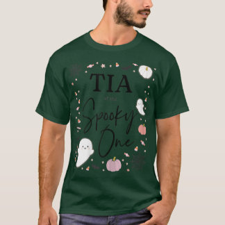 Womens Tia of the Spooky One Girl First Birthday P T-Shirt