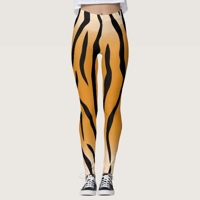 women's tiger leggings (Front)