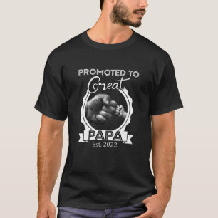 Womens To Great Papa 2022 Vintage Father Day New G T-Shirt