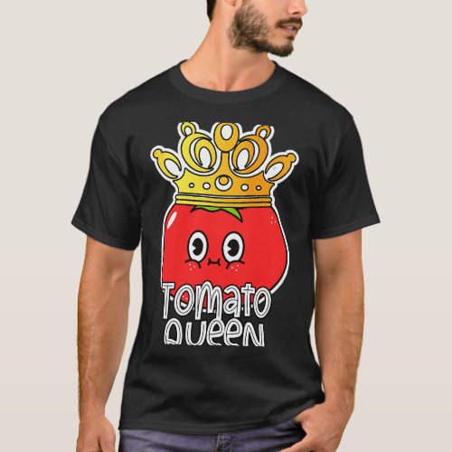 Womens Tomato Queen Kawaii Tomato Vegetable Lover  T_Shirt