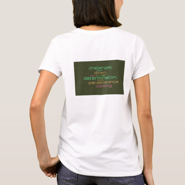 Women's Tops: back layout T-Shirt (Back)