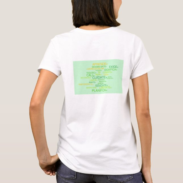 Women's Tops: back layout T-Shirt (Back)