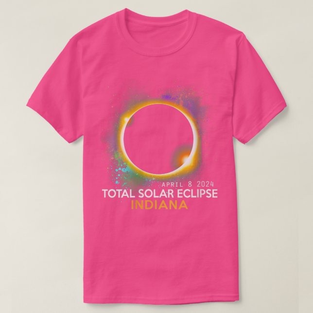 Womens Total Solar Eclipse 2024 Totality 040824 In T-Shirt (Design Front)