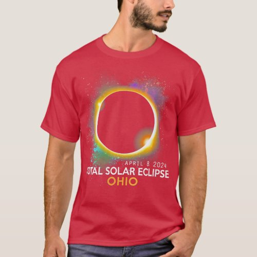 Womens Total Solar Eclipse 2024 Totality 040824 Oh T_Shirt
