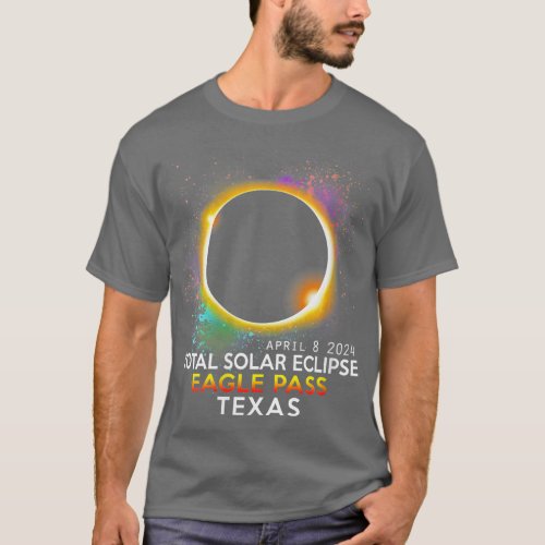 Womens Totality Total Solar Eclipse Eagle Pass Tex T_Shirt