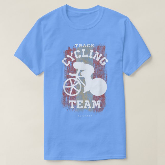 Womens Track Cycling Austria Road Bike Speed Cycli T-Shirt (Design Front)