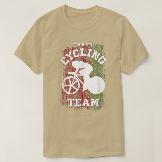 Womens Track Cycling Belarus Road Bike Speed Cycli T-Shirt (Design Front)