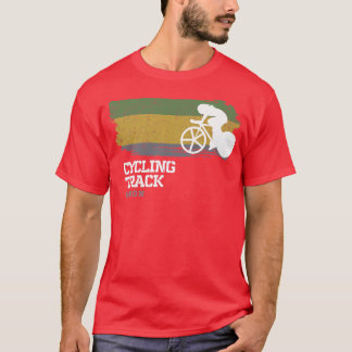 Womens Track Cycling Gabon Road Bike Speed Cyclist T-Shirt