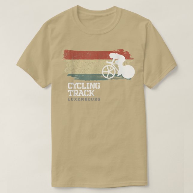 Womens Track Cycling Luxembourg Road Bike Speed Cy T-Shirt (Design Front)