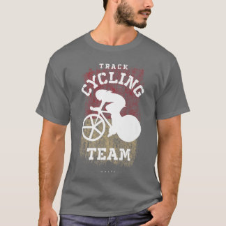 Womens Track Cycling Malta Road Bike Speed Cyclist T-Shirt