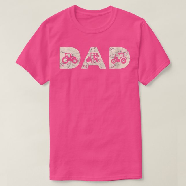 Womens Tractor Dad Farming Father Farm Lover Farme T-Shirt (Design Front)