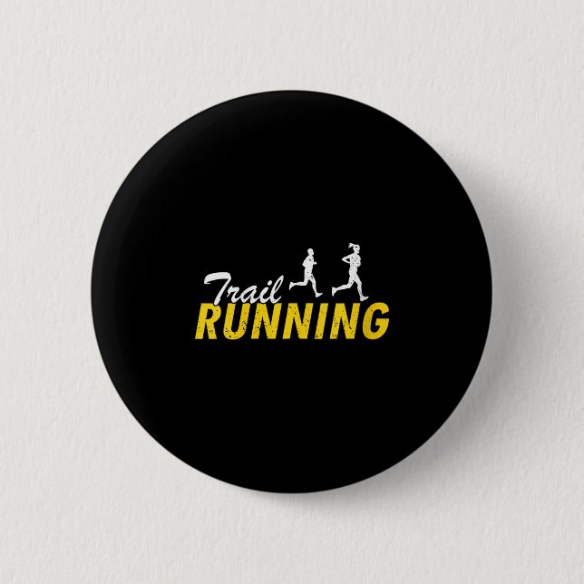 Womens Trail Running Mountain Path Outdoor Fitness Button (Front)