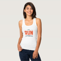 Women's TRE Logo racerback tank top (white)