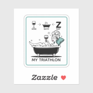 Womens Triathlon Sticker